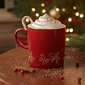Le Creuset 歡樂耶誕系列 英式馬克杯 350ml 櫻桃紅 水杯 茶杯