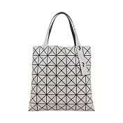 ISSEY MIYAKE Prism Matte 2 7X7 珍珠偏光手提包 (灰色)