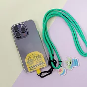 迪士尼三眼怪手機夾片編織掛繩組
