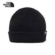 The North Face FISHERMAN BEANIE 男女 保暖毛帽-NF0A55JGJK3 黑色