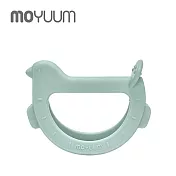 MOYUUM 韓國 白金矽膠 手環固齒器 -  咘咕鳥款(湖水藍)