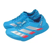 adidas 競速跑鞋 Adizero Adios Pro 4 M 男鞋 藍 銀 緩震 訓練 運動鞋 愛迪達 JR4796