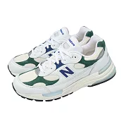 New Balance NB 休閒鞋 992 男鞋 白 沼綠 美製 緩震 紐巴倫 U992GB-D 28cm WHITE/GREEN