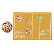 日本丸真 社團活動兩用毛毯(附造型收納袋)  排球社