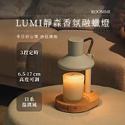 ROOMMI Lumi 靜森香氛融蠟燈 清新木
