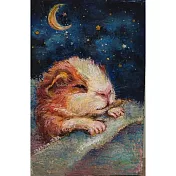 【玲廊滿藝】黑輪-甜夢星空30x20cm