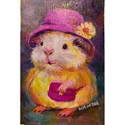 【玲廊滿藝】黑輪-小呆的午後約會30x20cm