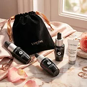 LANCOME 蘭蔻 超極限肌因淨亮保養組[小黑瓶+淡 斑激萃+束口袋]-國際航空版