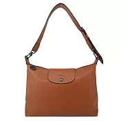 LONGCHAMP LE PLIAGE XTRA系列牛皮肩揹袋(中) 腰果