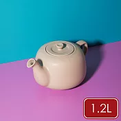 《La Cafetiere》石陶茶壺(淺杏1.2L) | 泡茶壺 沖泡壺 陶瓷茶具