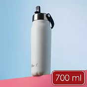 《S’well》Explorer不鏽鋼吸管保溫瓶 - 雲朵白700ml