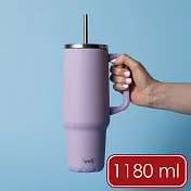 《S’well》Tumbler不鏽鋼吸管保溫隨行杯 - 丁香紫1180ml
