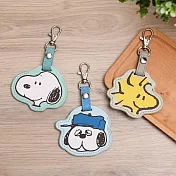 Peanuts史努比磁扣套鑰匙圈 -史努比