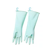 BESTHOT 掛勾式清潔乳膠手套(兩入) 綠色