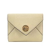 Chloe 粒面山羊皮信封短夾  (黃色)