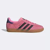 Adidas Gazelle Indoor W [IE7002] 女 休閒鞋 運動 經典 復古 麂皮 膠底 穿搭 粉黑