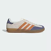 Adidas Gazelle Indoor [JQ0956] 男女 運動休閒鞋 德訓鞋 復古 低筒 米 藍橘
