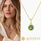 GORJANA 貓眼石曙光項鍊 迷你方形金色項鍊 靈感平衡 Inspiration