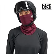 BlackStrap Merino Hood 素色美麗諾羊毛多功能頭套 Cherry/櫻桃酒紅/單一尺寸/多色選擇 F Cherry/櫻桃酒紅