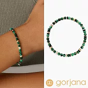 GORJANA POWER GEM HARBOR 能量孔雀石手鍊 綠色X金色手鍊 意志力療癒蛻變