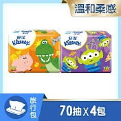 舒潔 迪士尼旅行包(玩具總動員) 70抽X4包X16串