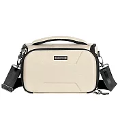 Prowell WIN-23525 EVA硬殼一機兩鏡相機包 相機保護包 休閒攝影包 相機斜背包 相機跨肩包 側背包 米色