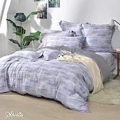 英國Abelia《行雲琉光》特大天絲四件式防蹣抗菌吸濕排汗兩用被床包組