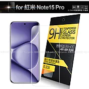 NISDA 紅米 Note 15 Pro 鋼化9H玻璃螢幕保護貼-非滿版 單一