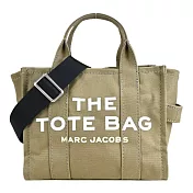 MARC JACOBS Mini TOTE 字母印花帆布兩用托特包-迷你/ 駝