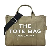 MARC JACOBS Small TOTE 字母印花帆布兩用托特包-小/ 駝