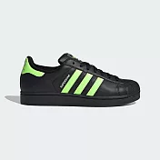 Adidas 愛迪達 Superstar II [JQ3175] 男 休閒鞋 貝殼鞋 舒適 黑 綠