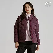 ADISI 女SMAWARM BALL海洋溫控超撥水防風保暖造型領外套 AJ2521060｜防潑水 蚵技棉 抗靜電 環保紗 保暖外套 S 粉末可可