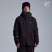 ADISI 男SMAWARM海洋溫控防水防風透氣雪衣 AJ2521029｜防潑水 防水透氣 蚵技棉 滑雪外套 保暖外套 M 宇宙黑