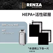 適用 Coway 格威 AP-0808KH 抗敏型空氣清淨機 HEPA+活性碳 濾網 濾芯 濾心