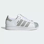 Adidas 愛迪達 Superstar II J[JP8082] 大童 休閒鞋 Minecraft 舒適 白 灰