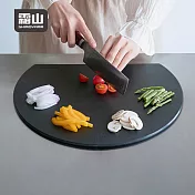 【日本霜山】蔬果熟食用D型雙面TPE防滑砧板