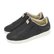 Royal Elastics 休閒鞋 Icon Lux 男鞋 黑 金 真皮 獨家彈力帶 回彈 002561993