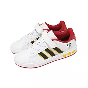 adidas 休閒鞋 Grand Court Mickey El K 中大童 白 紅 迪士尼 米奇 聯名 愛迪達 JQ8067