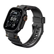 SwitchEasy Rugged 矽膠防水錶帶 for Apple Watch 44/45/46/49mm 黑色