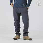 ADISI 男Softshell撥水保暖長褲 AP2521035｜軟殼 刷毛 搖粒絨 防潑水 超撥水 S 深鐵灰