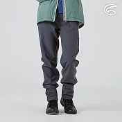 ADISI 女Softshell撥水保暖長褲 AP2521036｜軟殼 刷毛 搖粒絨 防潑水 超撥水 XS 深鐵灰