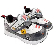 台灣製TOMICA警車電燈鞋 (T038) 魔鬼氈鞋 休閒鞋 運動鞋 男童鞋 MIT童鞋 大童鞋 警車 發光鞋 TOMICA 布鞋 電燈布鞋 台灣製童鞋 電燈鞋 跑步鞋