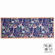 【收納職人】美式輕奢月映繁花四季通用沙發墊/沙發巾/三人坐墊/地墊/床邊毯/蓋布70*180cm_9款任選 叢林秘境