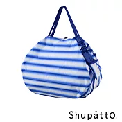 Shupatto 十週年限定燈籠型本質系列秒收環保啪啪包-中 強調藍