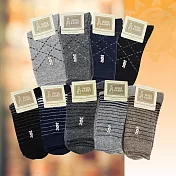 比得兔精繡羊毛男襪-25~27cm-SK6261/6262-6雙