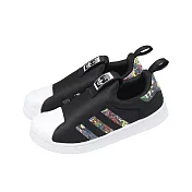 adidas 愛迪達 休閒鞋 Superstar 360 C 中童 小朋友 黑 白 免鞋帶 套入式 愛迪達  IG9897