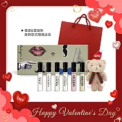  PENHALIGON’S 潘海利根 典藏香氛小熊限量禮盒(2mlX6)[月亮女神+狐狸+廣霍之匣+牧羊少年+公鹿+黑玫瑰]+小熊掛飾-國際航空版