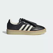 Adidas 愛迪達 Samba Lux [JR0904] 男 運動休閒鞋 流蘇 皮革 穿搭 黑棕 22.5cm 黑/棕