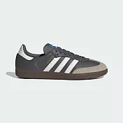 Adidas 愛迪達 Samba OG [JR0913] 男 運動休閒鞋 德訓鞋 復古 舒適 灰黑 白 23cm 灰/白