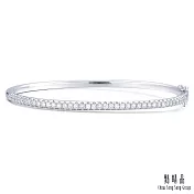 【點睛品】75分 鑽之頌 18K金鑽石手鐲